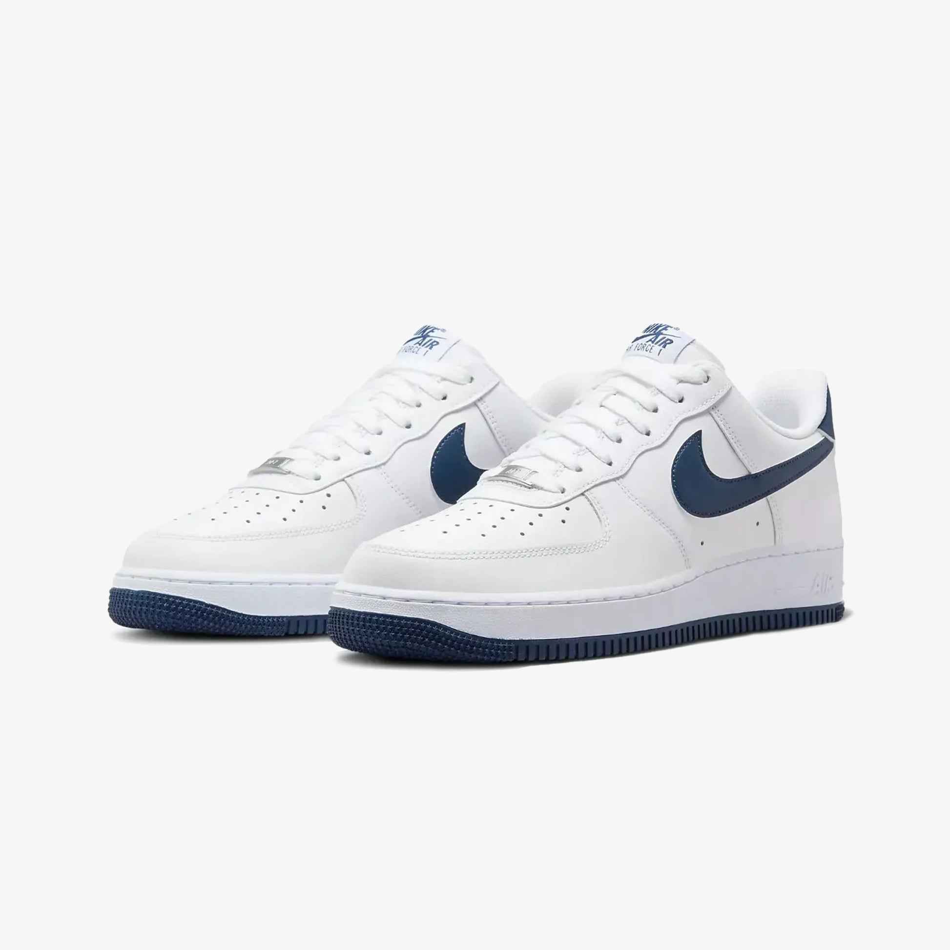 Hand-Crafted AF1 White Midnight Navy