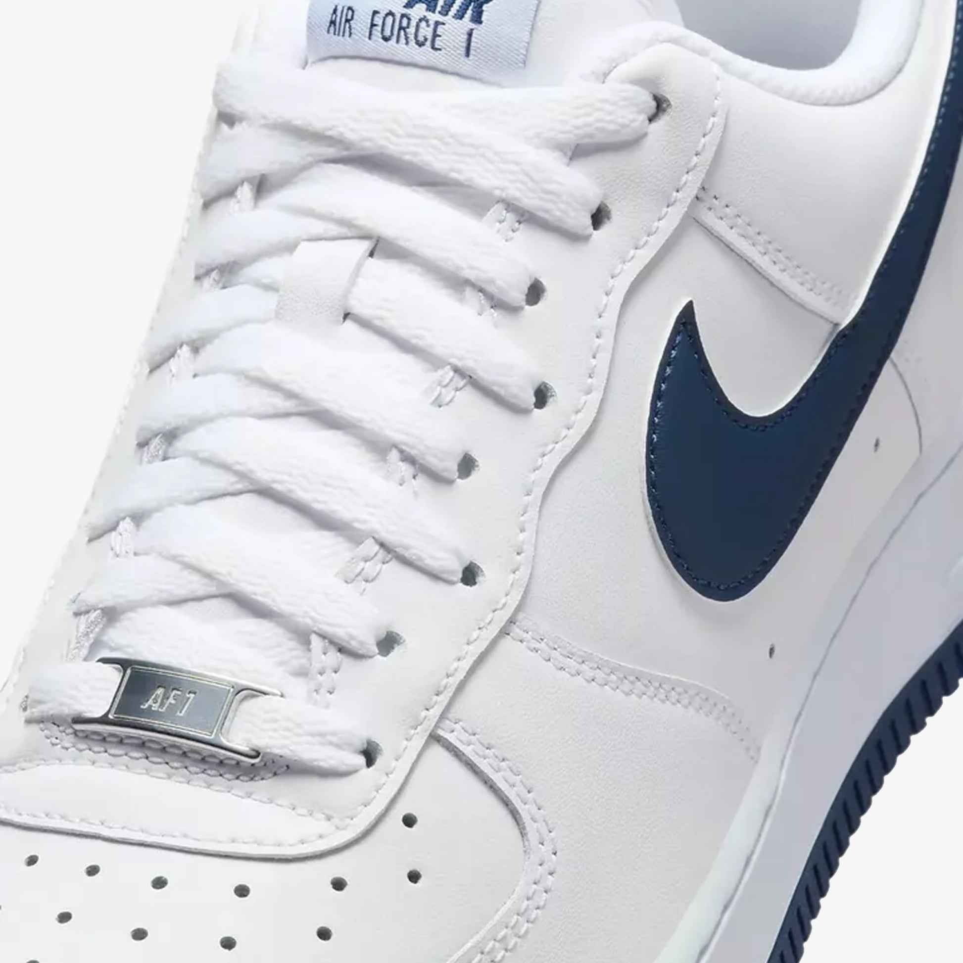 Hand-Crafted AF1 White Midnight Navy