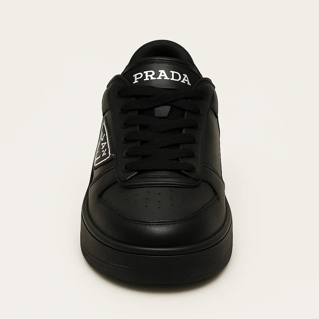 Pr∀da downtown leather sneakers
