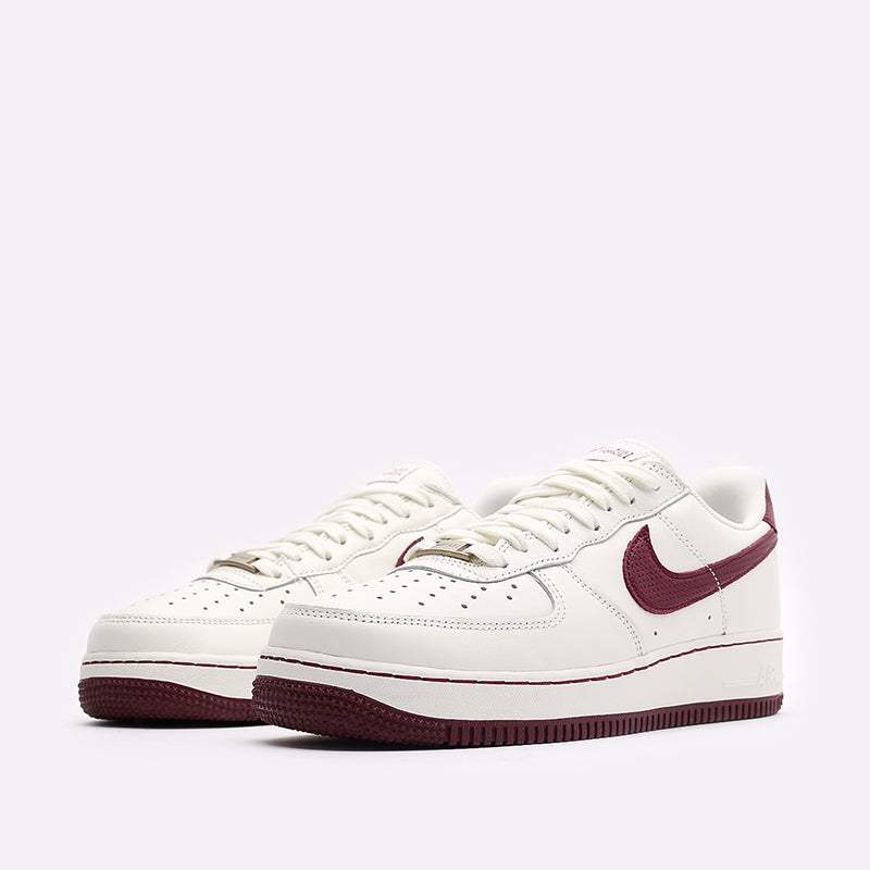 Hand-Crafted AF1 Dark Red Custom Classic